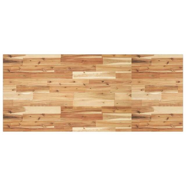 Berkfield Home Table Top Rectangular 120x60x2 cm Solid Wood Acacia in Brown - Size: 120 x 60 x 2 cm - image 1