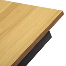 ERGOVEXA Computer Desk Writing Table Workstation Laptop Table Study Desk in Brown - thumbnail 4