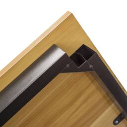 ERGOVEXA Computer Desk Writing Table Workstation Laptop Table Study Desk in Brown - thumbnail 3