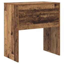 Berkfield Home Rustic Writing Desk Old Wood Particle Board Small Storage in Brown - thumbnail 5