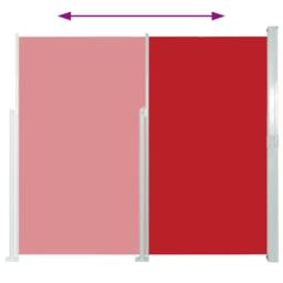 Berkfield Home Patio Terrace Side Awning 160 x 300 cm Red - thumbnail 6