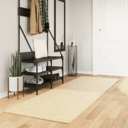 Berkfield Home Rug HUARTE Short Pile Soft & Washable Cream 80x250 cm - Size: Medium - thumbnail 2
