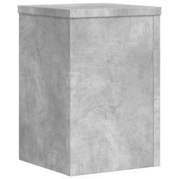 Berkfield Home Plant Stands 2 pcs Concrete Grey 25x25x35 cm Engineered Wood - Size: 25 x 25 x 35 cm - thumbnail 7