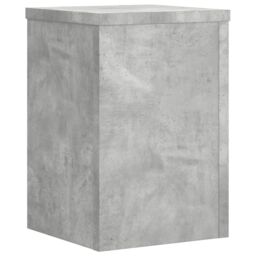 Berkfield Home Plant Stands 2 pcs Concrete Grey 25x25x35 cm Engineered Wood - Size: 25 x 25 x 35 cm - thumbnail 4
