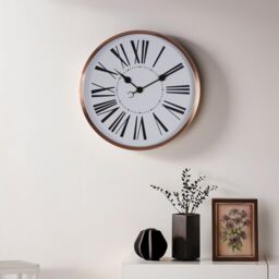Orsina Baillie Wall Clock in Gold - thumbnail 1