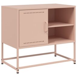 Berkfield Home TV Cabinet Pink 68x39x60.5 cm Steel - thumbnail 2