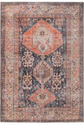 Kukoon 60x110cm Navy Washable Indoor Doormat Front Door Entrance Rug - Size: 60 cm x 110 cm - thumbnail 1