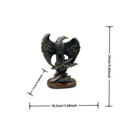 Smartbies Eagle Statue Resin Ornament Home Or Office Decor in Light Brown - Size: 1 Pack - thumbnail 5