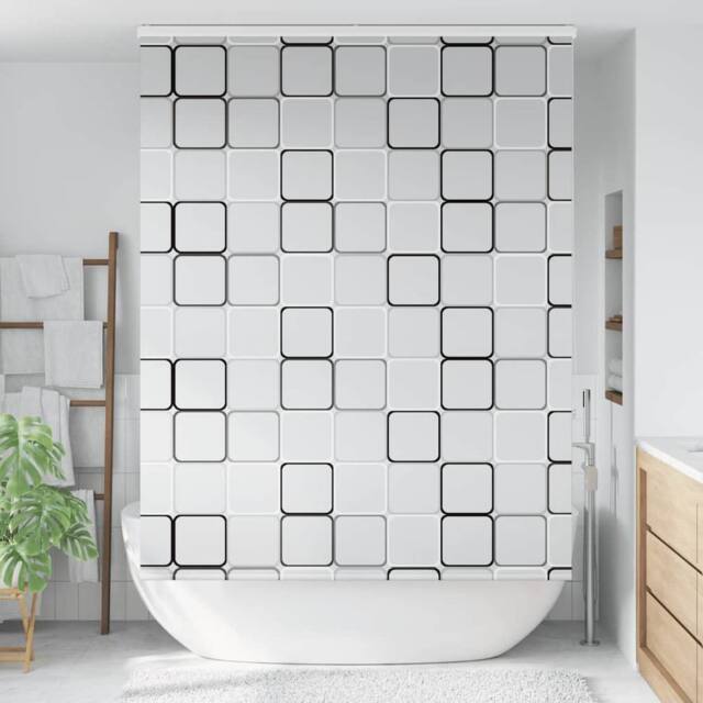 Berkfield Home Shower Roller Blind with Cassette 150x240 cm Fabric Width 146 cm - image 1