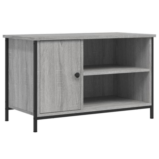 Berkfield Home TV Cabinet Grey Sonoma 80x40x50 cm Engineered Wood - Size: 80 x 40 x 50 cm - image 1