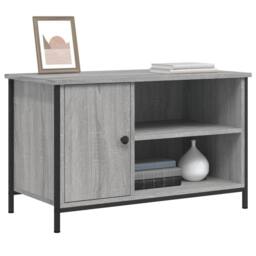 Berkfield Home TV Cabinet Grey Sonoma 80x40x50 cm Engineered Wood - Size: 80 x 40 x 50 cm - thumbnail 3