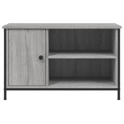 Berkfield Home TV Cabinet Grey Sonoma 80x40x50 cm Engineered Wood - Size: 80 x 40 x 50 cm - thumbnail 6