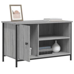 Berkfield Home TV Cabinet Grey Sonoma 80x40x50 cm Engineered Wood - Size: 80 x 40 x 50 cm - thumbnail 4