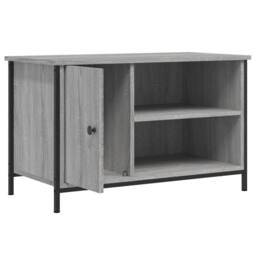 Berkfield Home TV Cabinet Grey Sonoma 80x40x50 cm Engineered Wood - Size: 80 x 40 x 50 cm - thumbnail 5