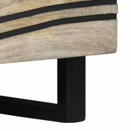 Berkfield Home Elegant Coffee Tables with Drawer with Storage White, Black 80 x - thumbnail 8