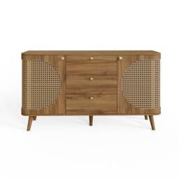 GFW Sorrel Rattan Large Sideboard in Brown - thumbnail 4