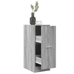 Berkfield Home Apothecary Cabinet Grey Sonoma 30x41x77.5 cm Engineered Wood - thumbnail 1