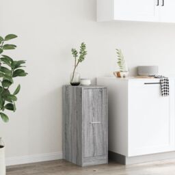 Berkfield Home Apothecary Cabinet Grey Sonoma 30x41x77.5 cm Engineered Wood - thumbnail 4