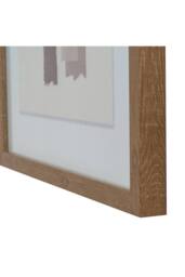 KDMD Terran Art Mounted in Wooden Frame - Elegant Contemporary Wall Art in Brown - thumbnail 3