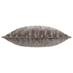 Paoletti Manhattan Velvet Cushion in Natural - Size: 50 cm x 50 cm - thumbnail 3