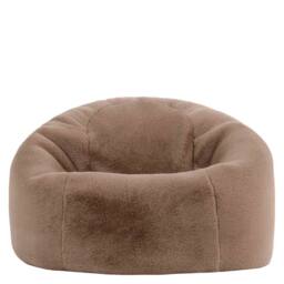 icon Kingston Faux Fur Classic Dome Bean Bag in Brown - Size: Medium - thumbnail 3