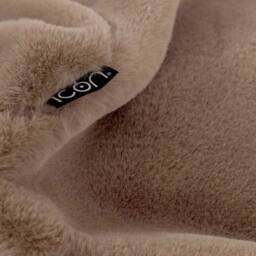 icon Kingston Faux Fur Classic Dome Bean Bag in Brown - Size: Medium - thumbnail 6
