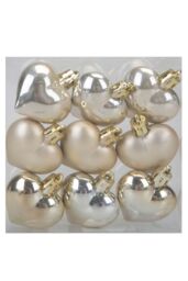 VFM e-Store Christmas Tree Decoration Ornament X 9 4cm Champagne in Ivory - thumbnail 1