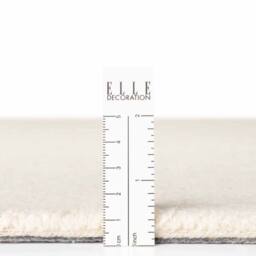 THE RUGS Puristic Fine Boucle Wool Rug Knots Textured Living Room Rug in Natural White - Size: 200 cm diameter - thumbnail 9
