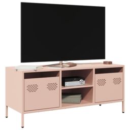 Berkfield Home TV Cabinet Pink 101.5x39x43.5 cm Cold-rolled Steel