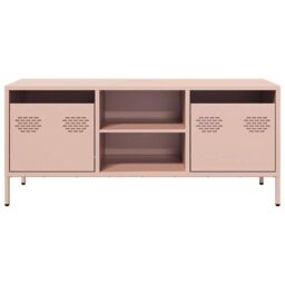 Berkfield Home TV Cabinet Pink 101.5x39x43.5 cm Cold-rolled Steel - thumbnail 4