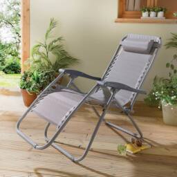 Gainsborough Zero Gravity Reclining Garden Chair with Locking Position in Terracotta - thumbnail 3