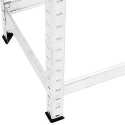Berkfield Home 2-Layer Tire Rack 4 pcs Silver 110x40x110 cm Steel - Size: 110 x 40 x 110 cm - thumbnail 7