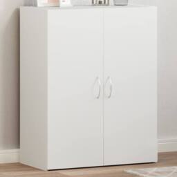 Berkfield Home File Cabinet White 60x32x77.5 cm Engineered Wood - thumbnail 2