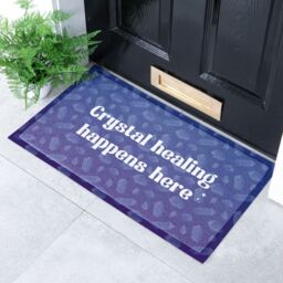 Artsy Mats Crystal Healing Doormat (70 x 40cm) in Blue - Size: 40 cm x 70 cm - thumbnail 1