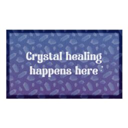 Artsy Mats Crystal Healing Doormat (70 x 40cm) in Blue - Size: 40 cm x 70 cm - thumbnail 2
