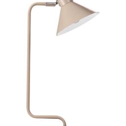 Wyld and Coco Beige Metal Desk Lamp 51 cm - Adjustable Cone Shade - thumbnail 2