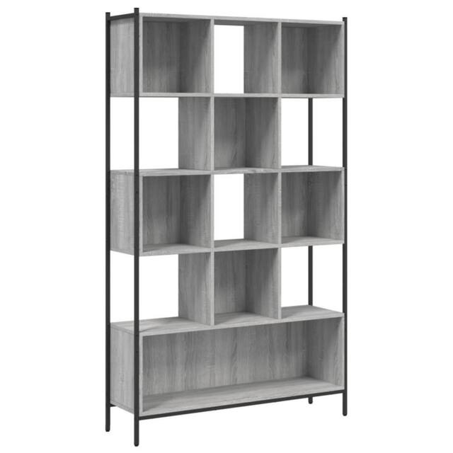 Berkfield Home Bookcase Grey Sonoma 102x28x172 cm Engineered Wood - Size: 102 x 28 x 172 cm - image 1