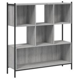Berkfield Home Bookcase Grey Sonoma 102x28x172 cm Engineered Wood - Size: 102 x 28 x 172 cm - thumbnail 8