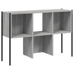 Berkfield Home Bookcase Grey Sonoma 102x28x172 cm Engineered Wood - Size: 102 x 28 x 172 cm - thumbnail 9