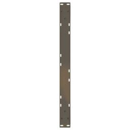 Berkfield Home Coffee Table Legs 2 pcs Natural Steel 70x(42-43.3) cm Steel in Brown - thumbnail 7