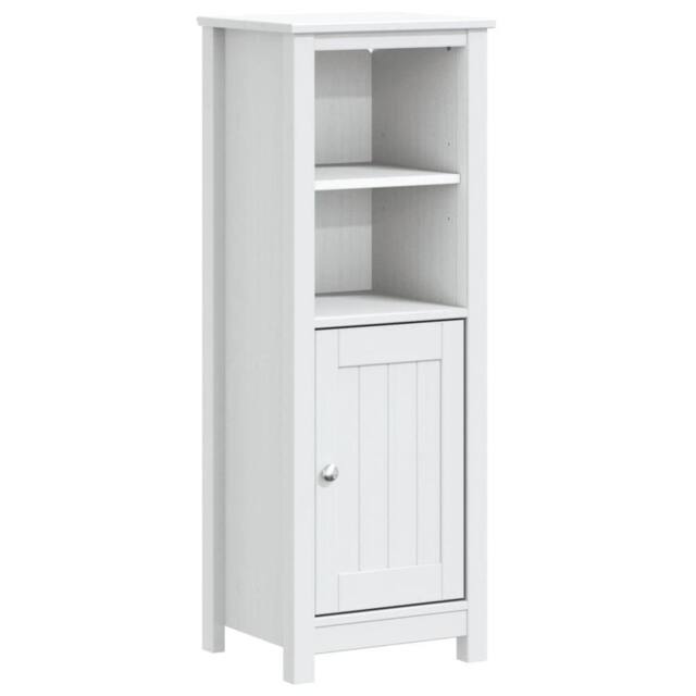 Berkfield Home Beautiful 3 Piece Bathroom Furniture Set BERG White Solid Wood Pine - image 1