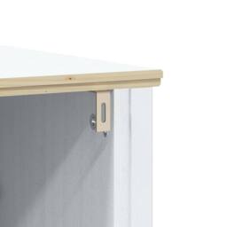 Berkfield Home Beautiful 3 Piece Bathroom Furniture Set BERG White Solid Wood Pine - thumbnail 6