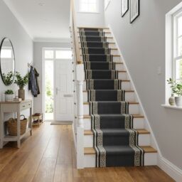 runrug Grey Key Stair Carpet Runner - Size: 60 cm x 720 cm - thumbnail 7