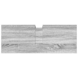 Berkfield Home Sturdy Bathroom Sink Cabinet Grey Sonoma 80x30x60 cm Engineered Wood - Size: 80 x 30 x 60 cm - thumbnail 9