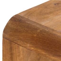 Berkfield Home TV Cabinet 90x35x47 cm Solid Mango Wood in Brown - Size: 90 x 35 x 47 cm - thumbnail 5