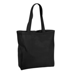 Westford Mill Maxi Cotton Tote Bag in Black - thumbnail 1