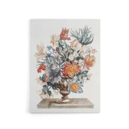 "Artery8 Stone Vase with Flower Bouquet Johan Teyler Canvas Wall Art in White - Size: W18"" x H24""" - thumbnail 1