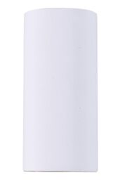 Harper Living Ceramic Full Cylinder Wall Light Up & Down 2 Lights GU10 (NO BULBs) in White - thumbnail 3