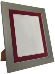 Frames & Mirrors 4U Metro Dark Grey Frame with Red Mount for Image Size A4 - thumbnail 4