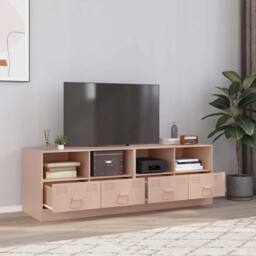 Berkfield Home TV Cabinets 2 pcs Pink 67x39x44 cm Steel - Size: 67 x 39 x 44 cm - thumbnail 2